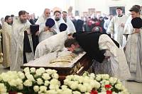  Божественная литургия и отпевание архимандрита Сергия (Шагаева) в Тихвинском храме Ногинска 